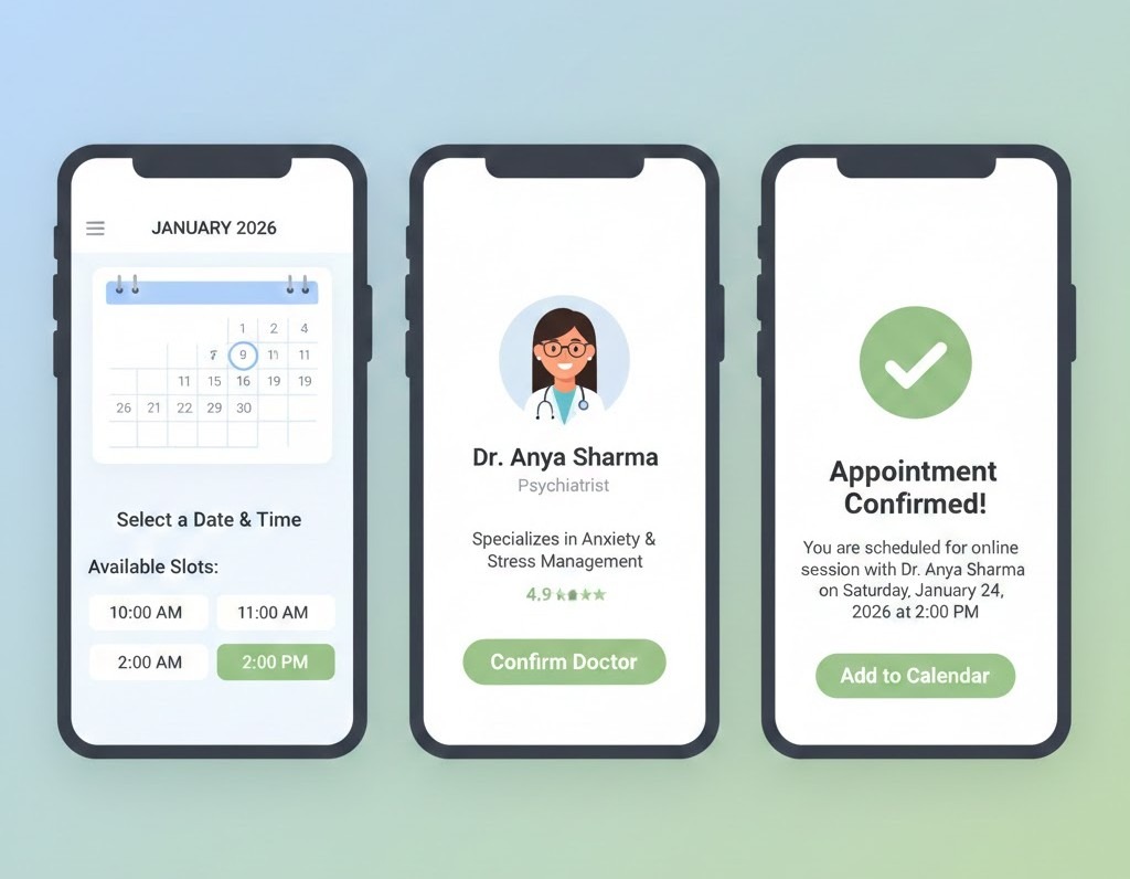 How to Book an Online Anxiety Appointment
